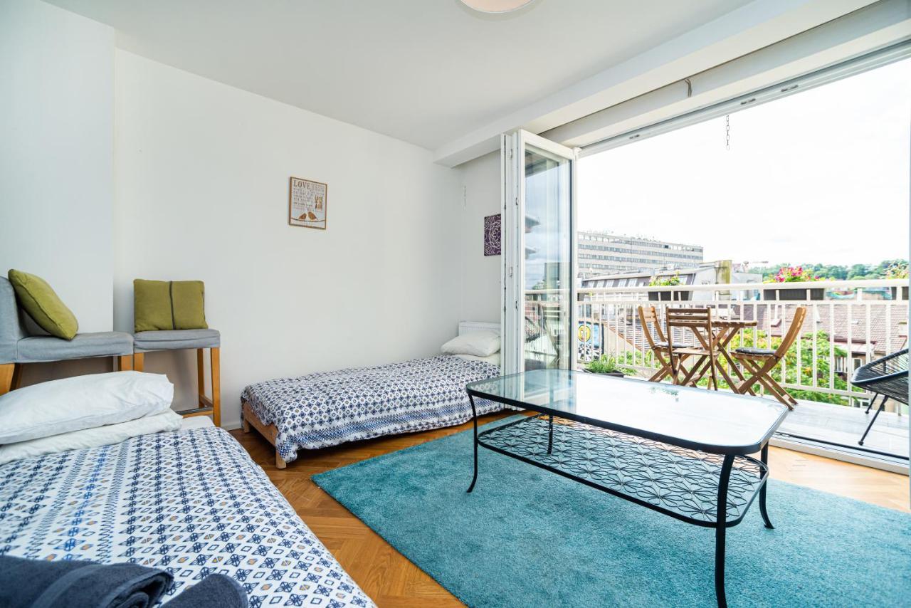 Central, Spacious, Modern 5 Bedrm duplex w/Balcony Praga Exterior foto